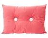 Poduszka Big Button 60x40cm w kolorze różowym do pokoju dziecięcego