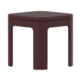 Taboret NOVA, kolor granatu, sklejka