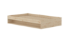Tapczan szeroki Grow 120x200 z szafką otwartą, sosna