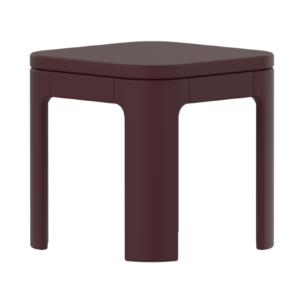 Taboret NOVA, kolor granatu, sklejka